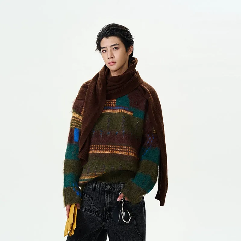 77Fight Patterned Knitwear Sweater