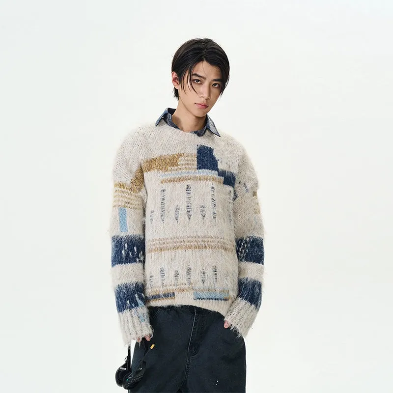 77Fight Patterned Knitwear Sweater