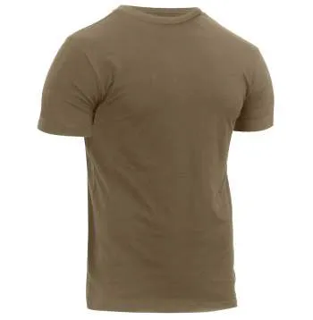 Athletic Fit Solid Color Military T-Shirt