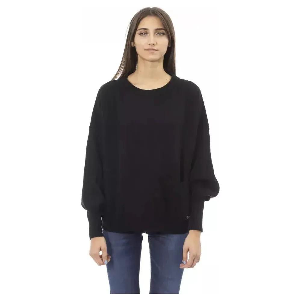 Baldinini Trend Black Cashmere Women Sweater