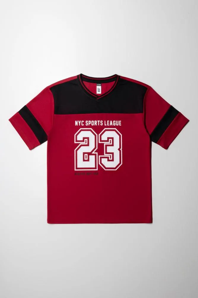 Basketball T-Shirt Red