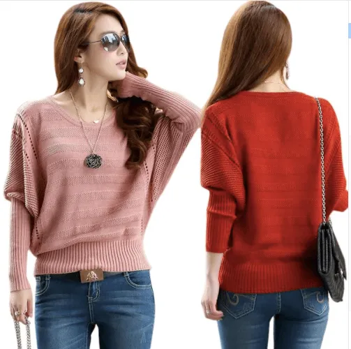 BATWING SLEEVES PULLOVER