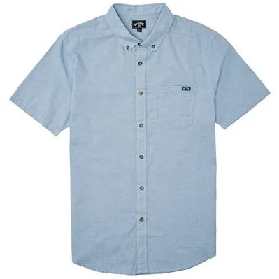 Billabong All Day Short Sleeve Shirt-Light Blue