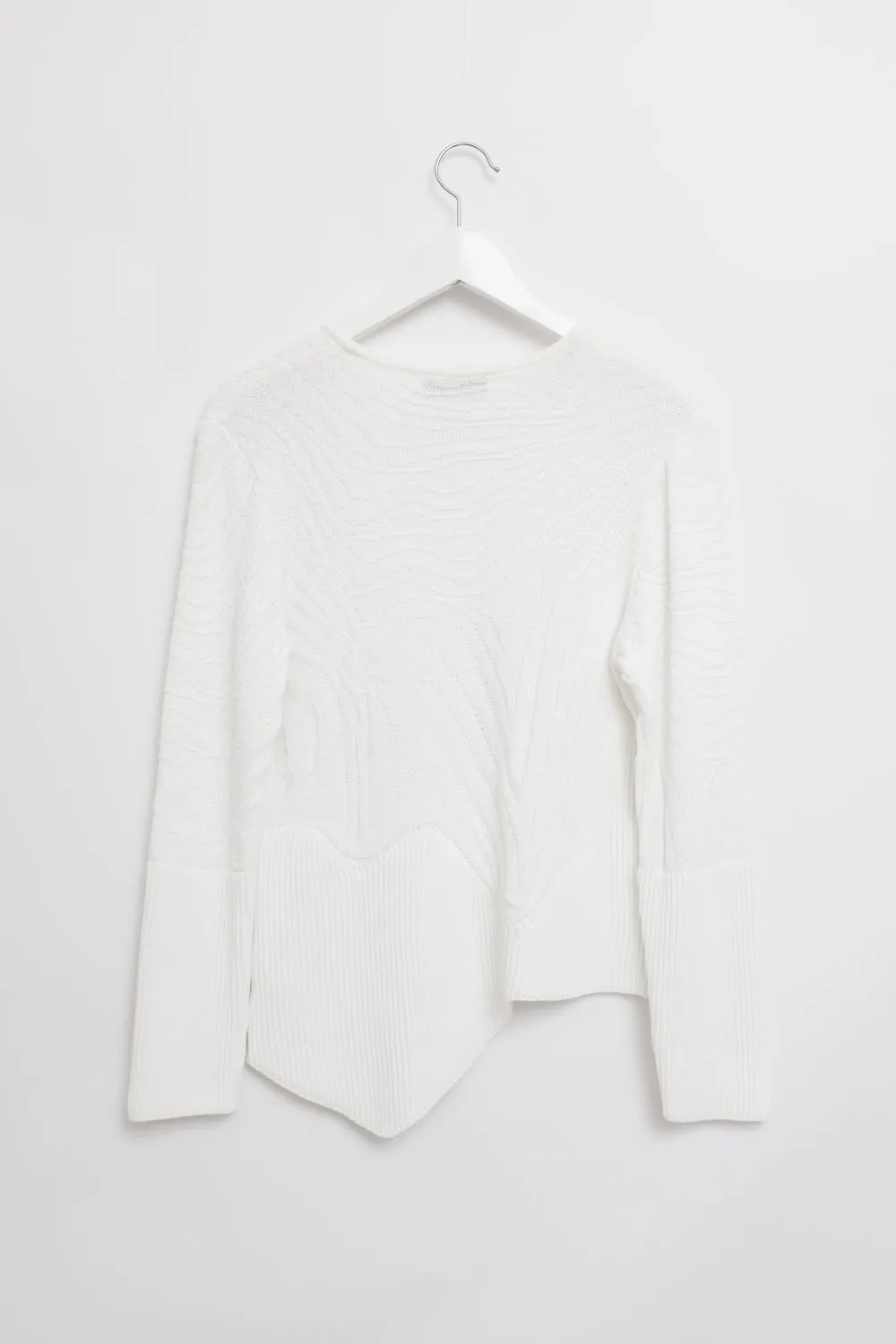 CARLO COLUCCI WHITE WAVE SUMMER SWEATER