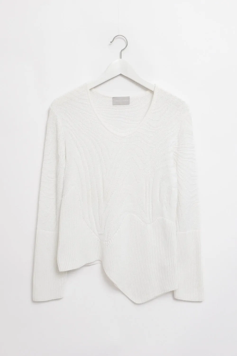 CARLO COLUCCI WHITE WAVE SUMMER SWEATER