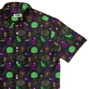 Dnd Dungeon Monsters Button Up Shirt