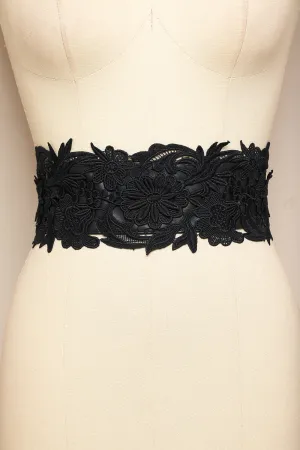 Elegant Belt with Appliques