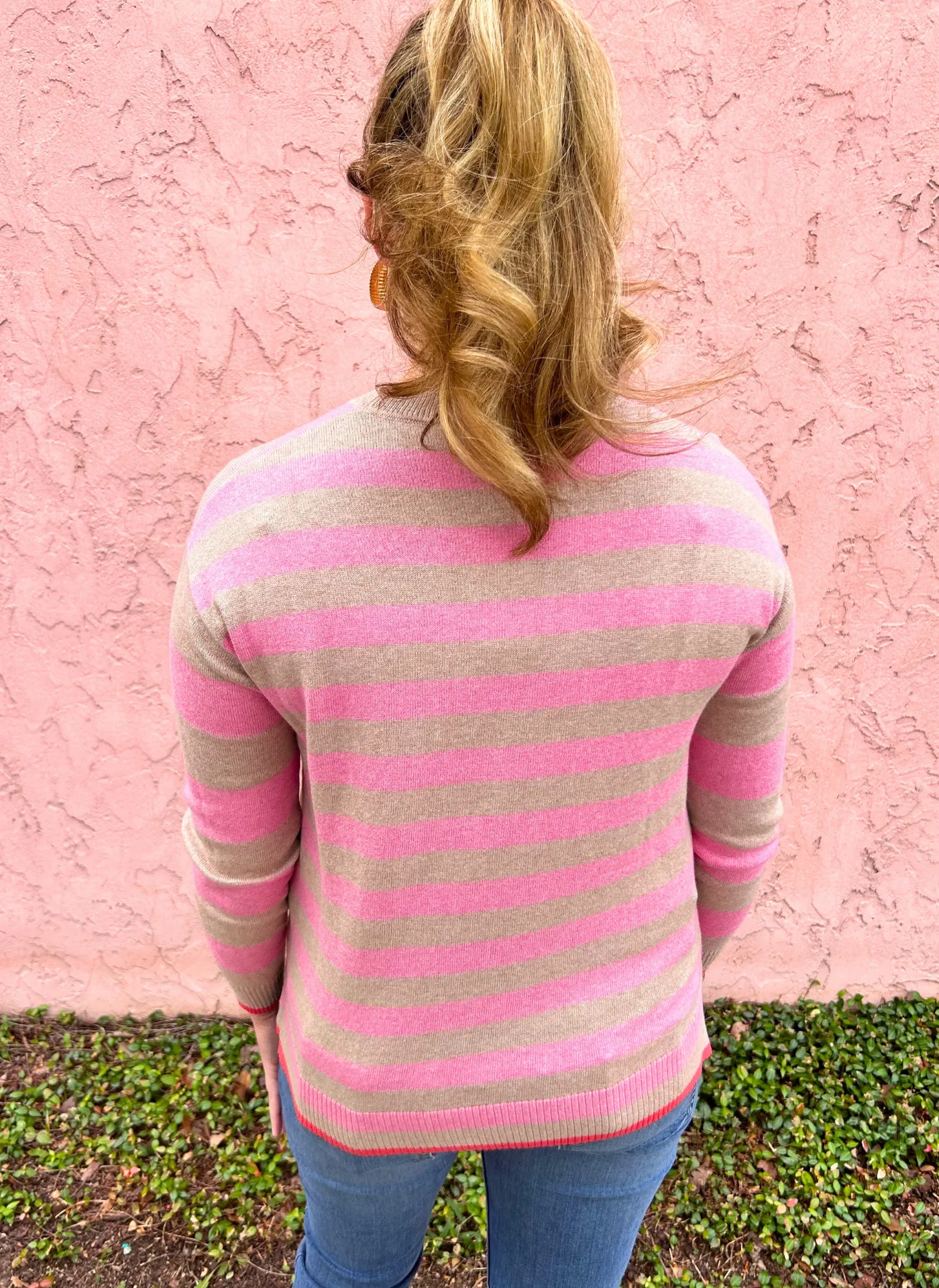 Essential Stripe Crew Sweater