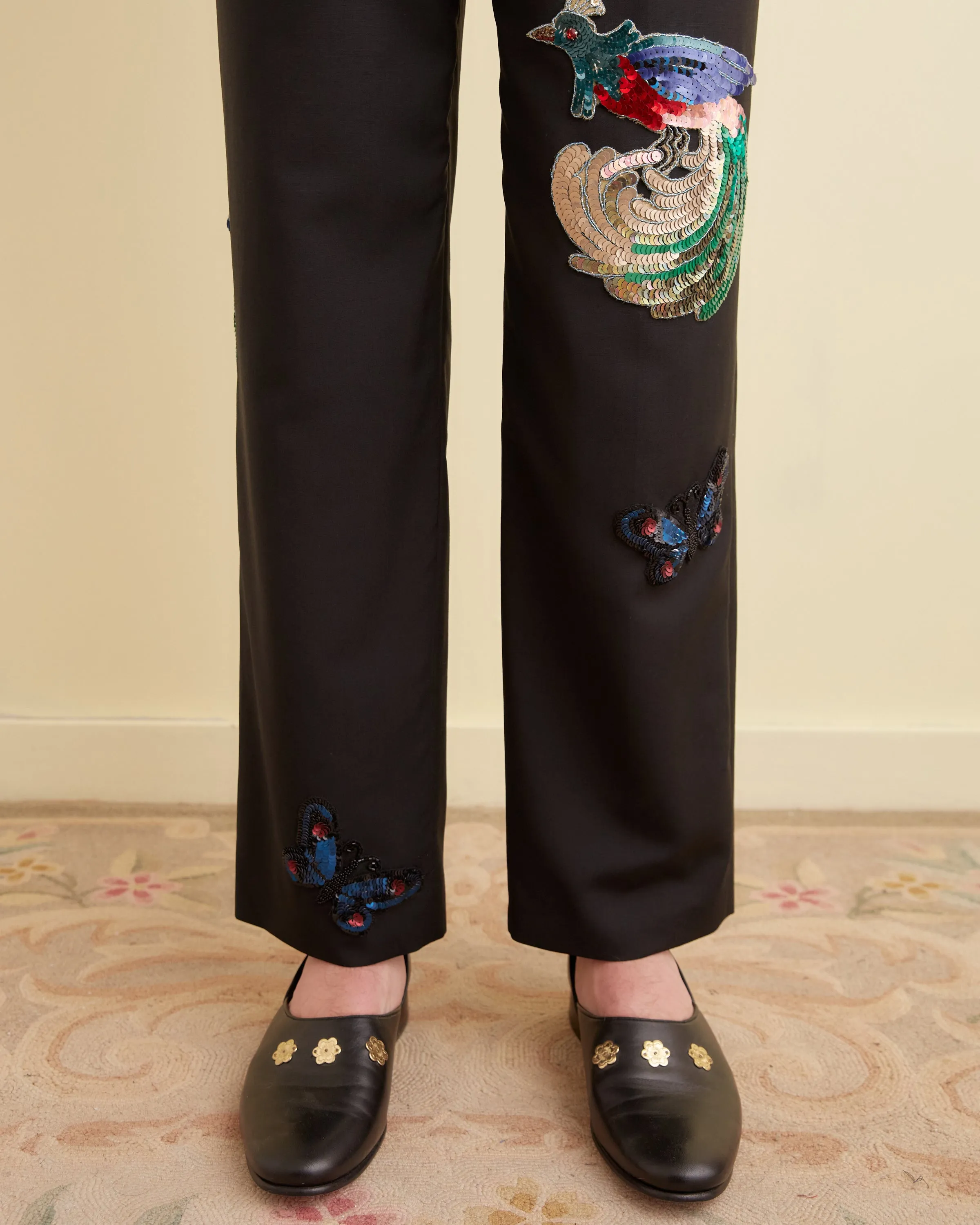 Flying Fauna Tuxedo Trousers