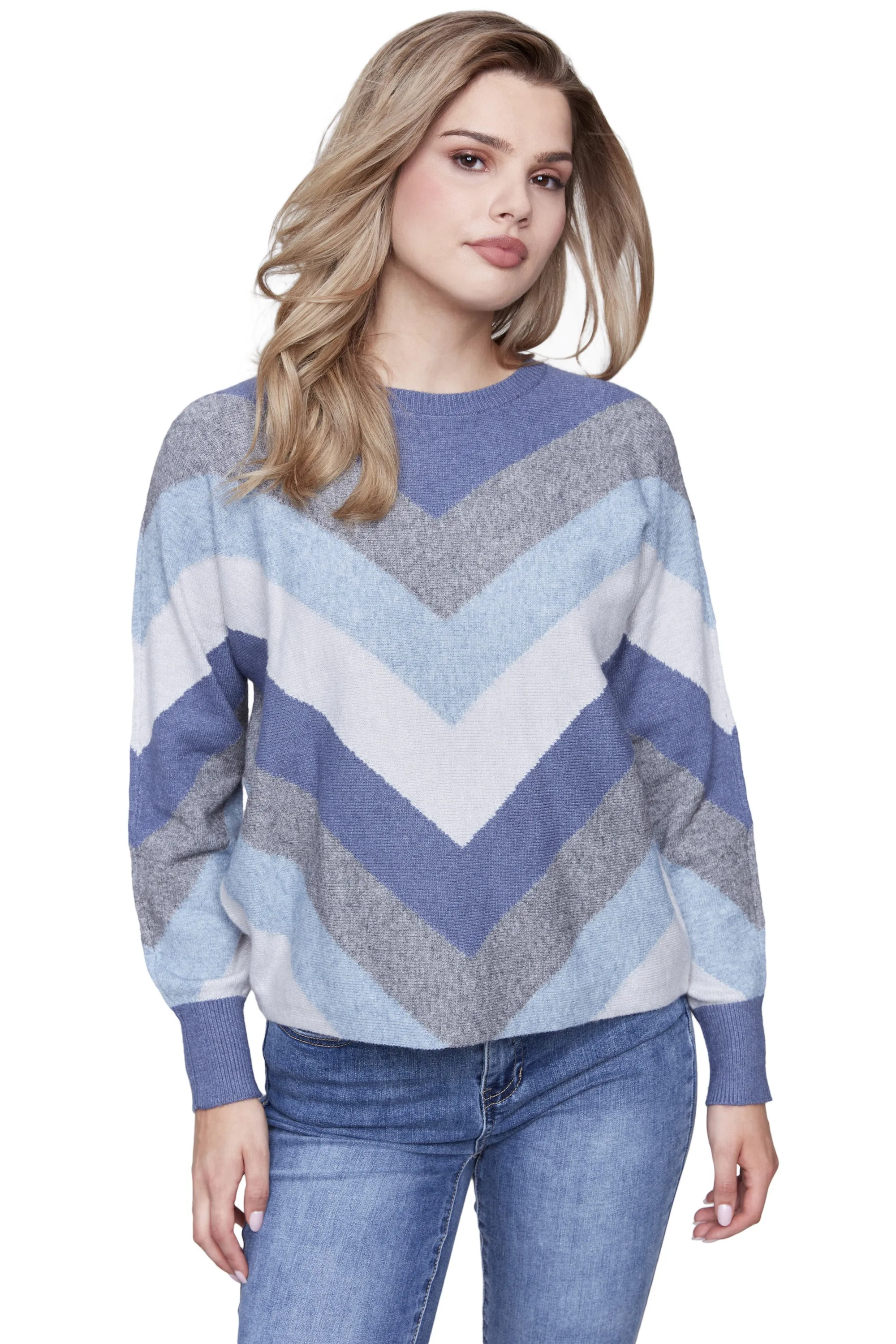 Mitred Stripes Sweater