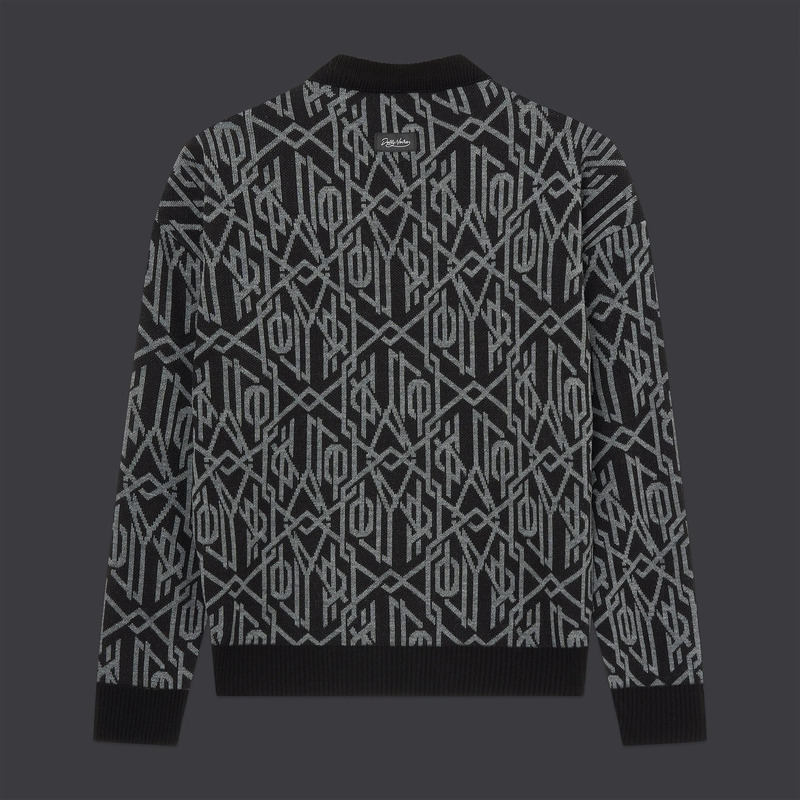 Monogram Sweater Black