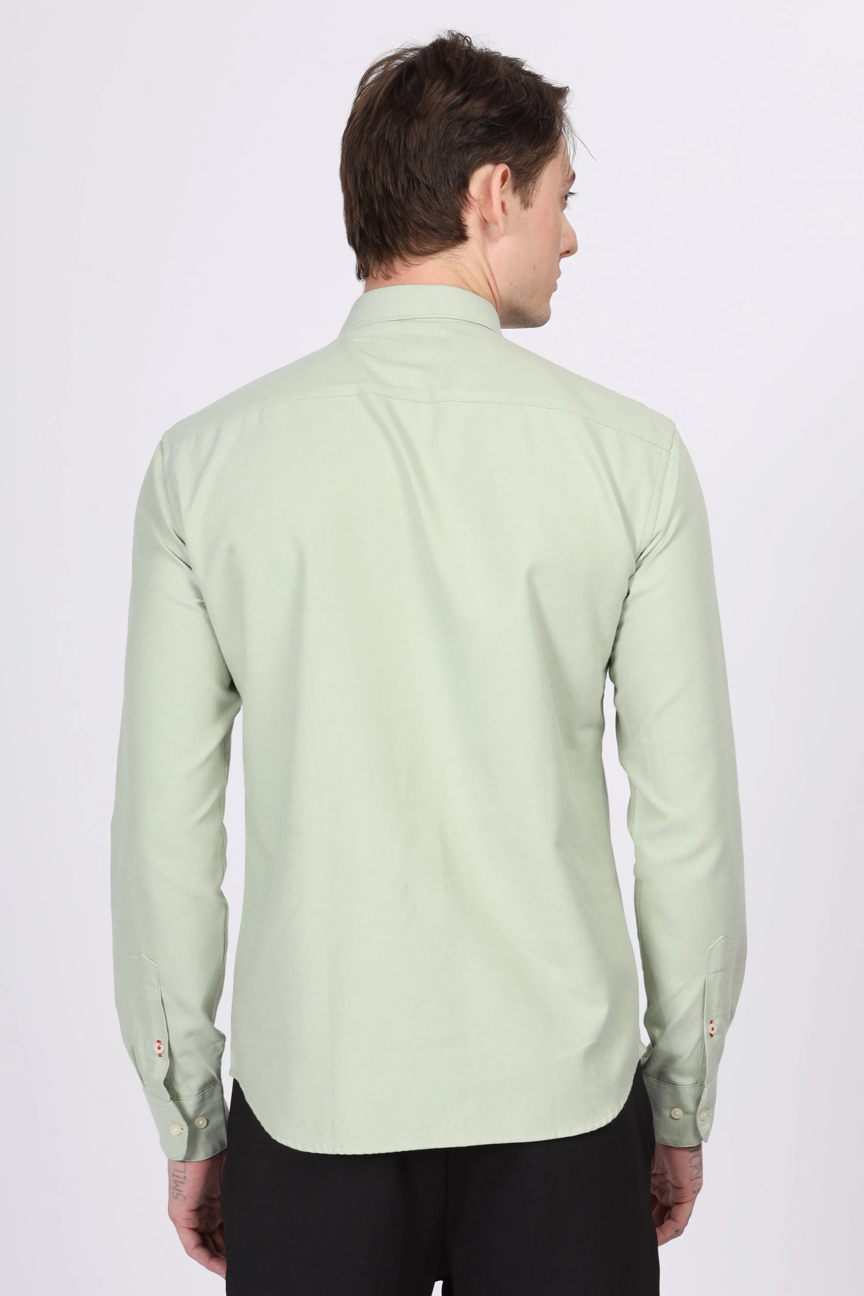 Oxford Green Formal Shirt