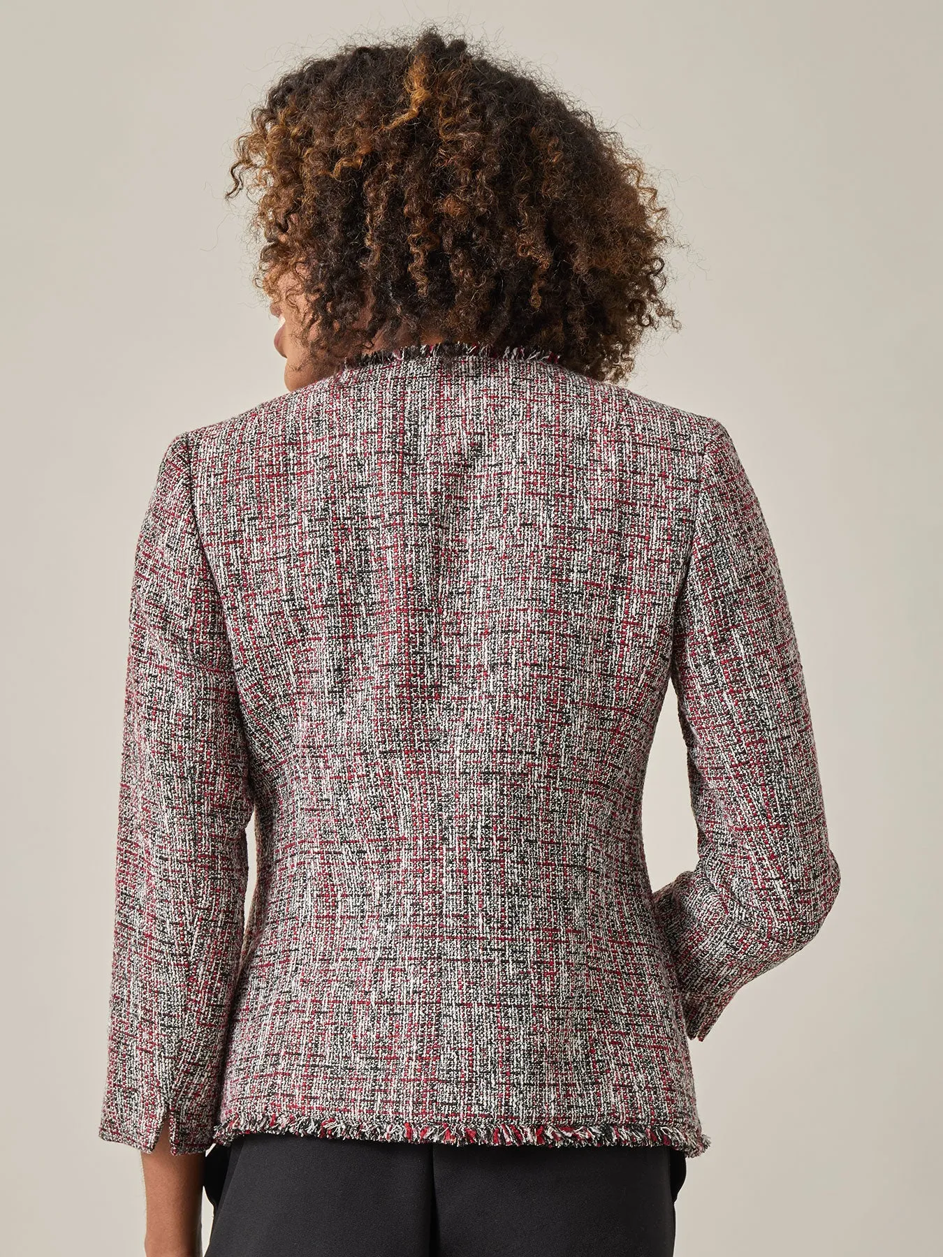 Petite Textured Tweed Jacket