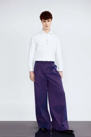 Retro-Inspired Purple Ellington Trousers