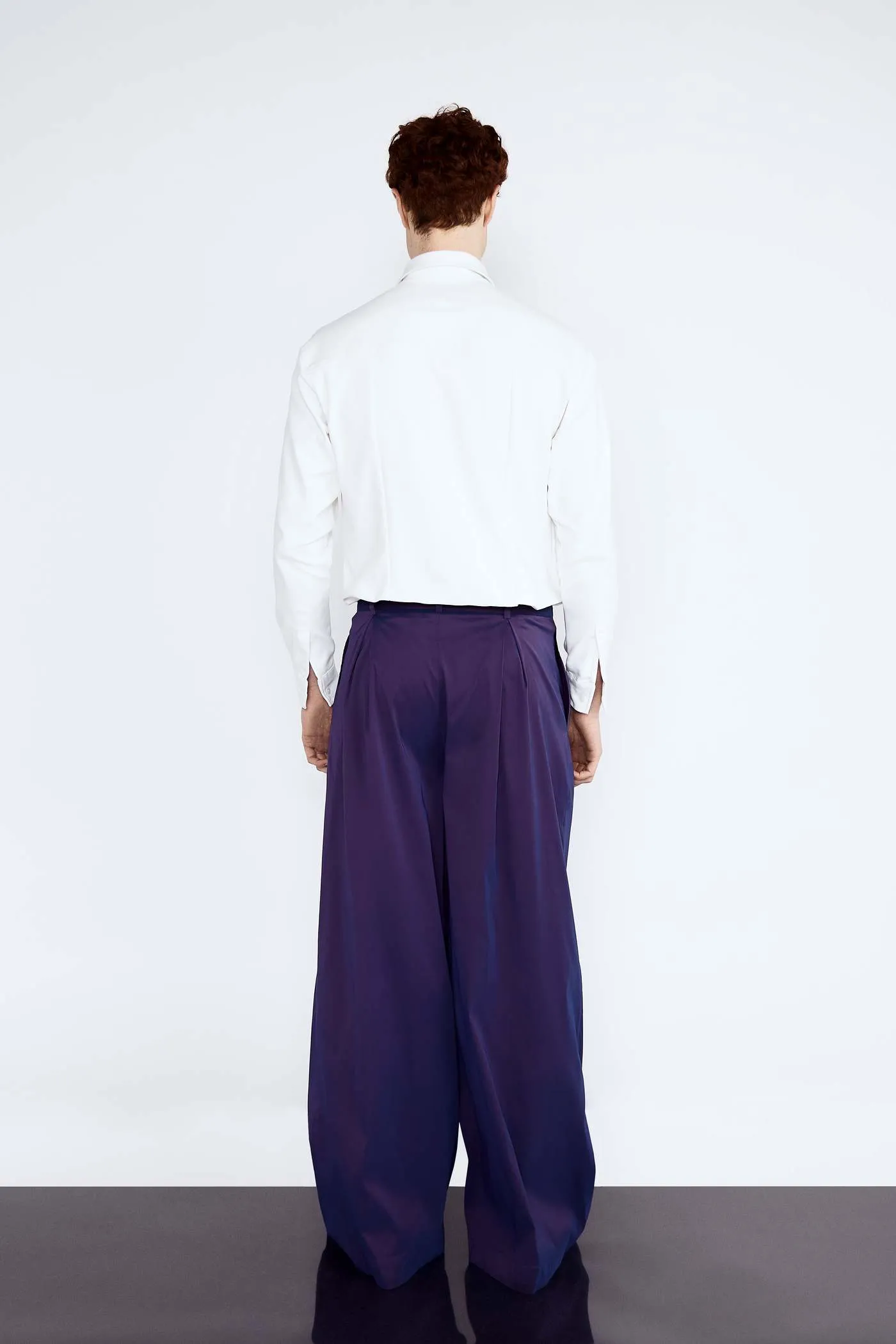 Retro-Inspired Purple Ellington Trousers