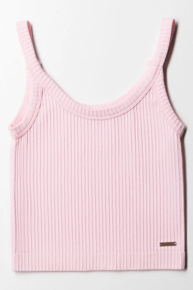 Seamless Strappy Vest Lilac