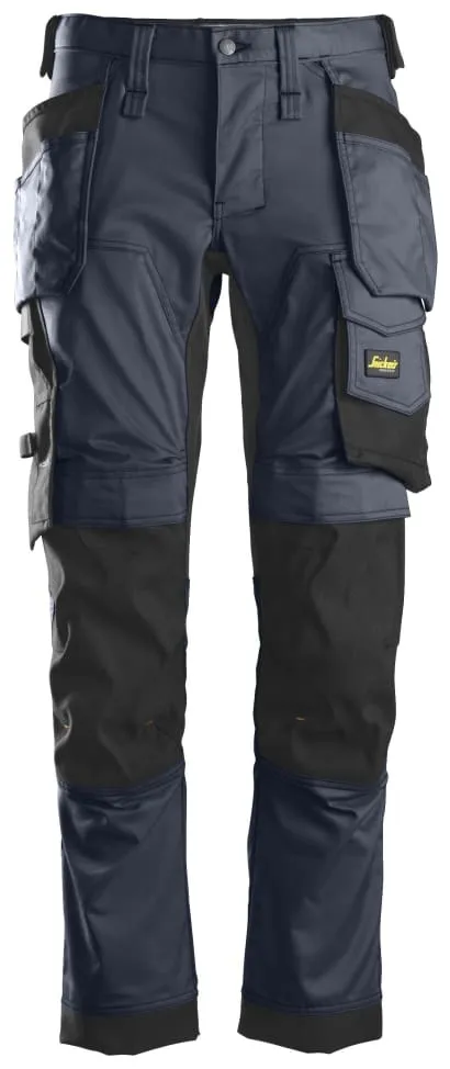 Snickers 6241 Allround Work Stretch Tapered Leg Trousers with Holster Pockets