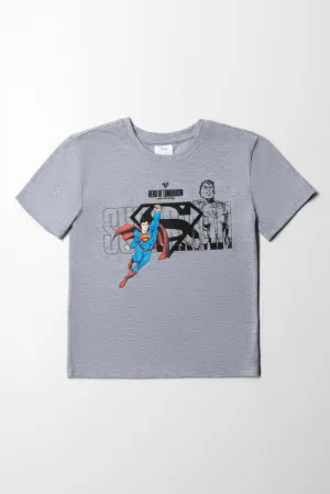 Superman T-Shirt Grey