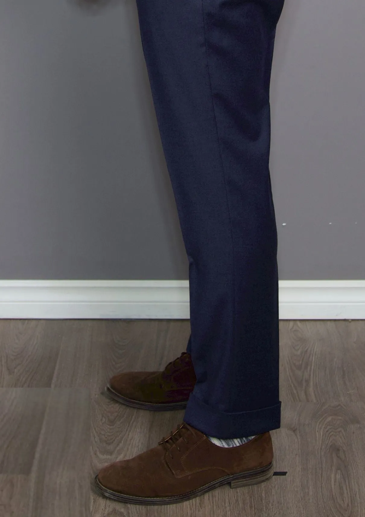 The Bankster Trousers // Navy Flannel