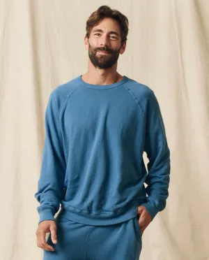 The Men's College Sweatshirt. Solid -- Glacier Blue