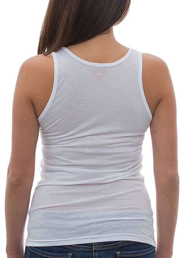 Women's Classic Dragon Rider White Tank